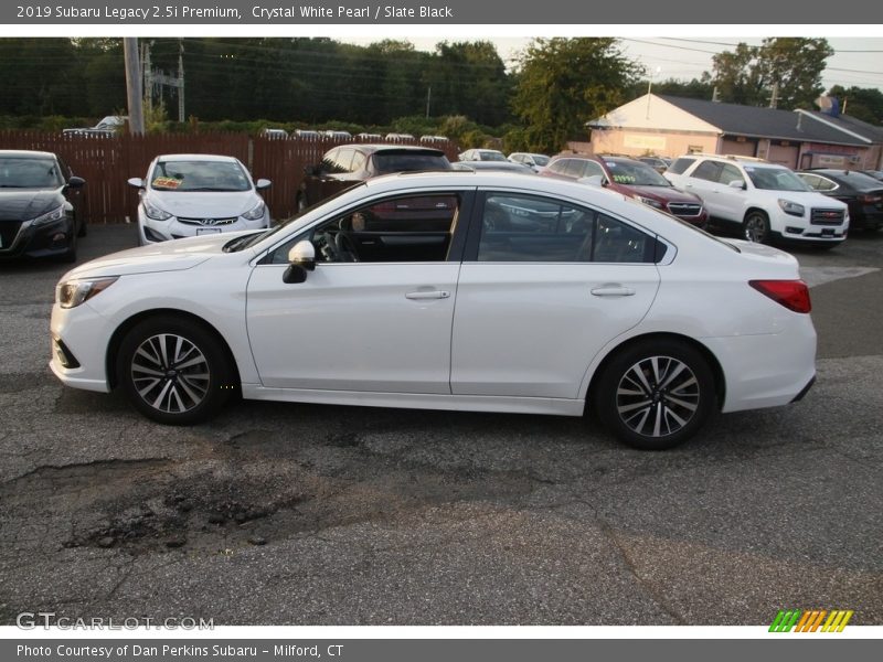 Crystal White Pearl / Slate Black 2019 Subaru Legacy 2.5i Premium