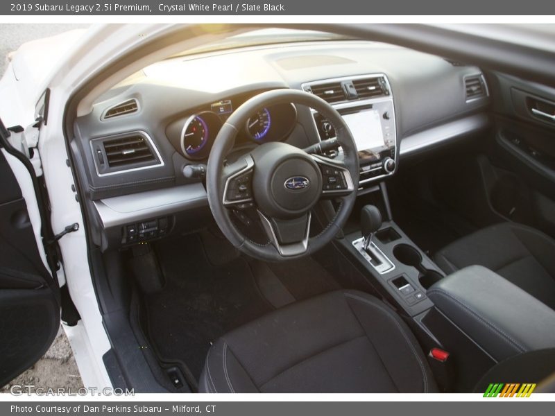 Crystal White Pearl / Slate Black 2019 Subaru Legacy 2.5i Premium