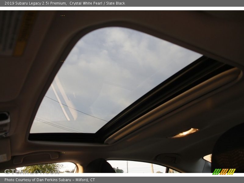 Crystal White Pearl / Slate Black 2019 Subaru Legacy 2.5i Premium