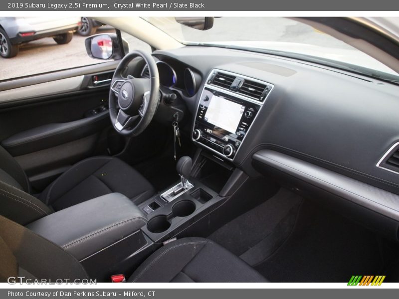 Crystal White Pearl / Slate Black 2019 Subaru Legacy 2.5i Premium