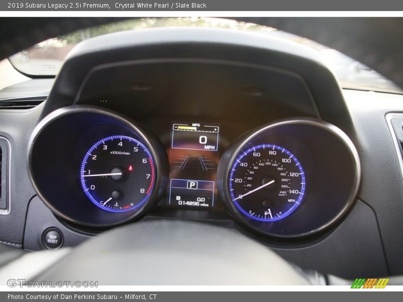 Crystal White Pearl / Slate Black 2019 Subaru Legacy 2.5i Premium