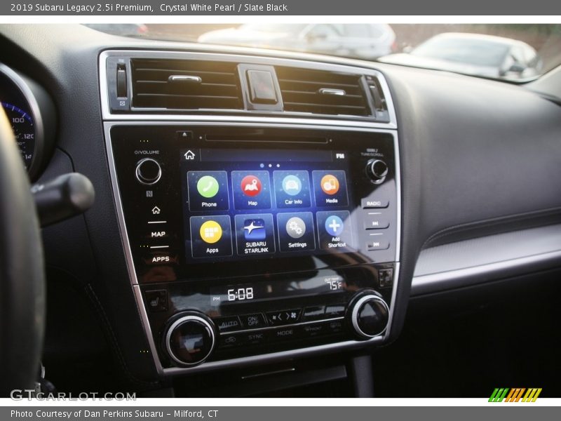 Crystal White Pearl / Slate Black 2019 Subaru Legacy 2.5i Premium