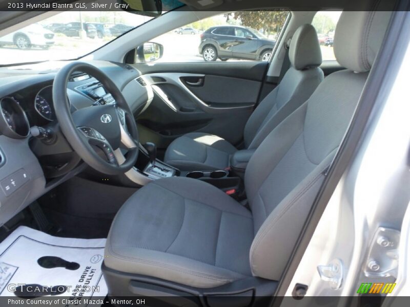 Silver / Gray 2013 Hyundai Elantra GLS