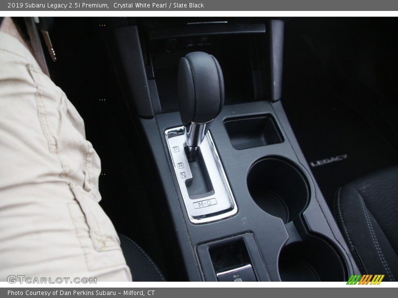 Crystal White Pearl / Slate Black 2019 Subaru Legacy 2.5i Premium
