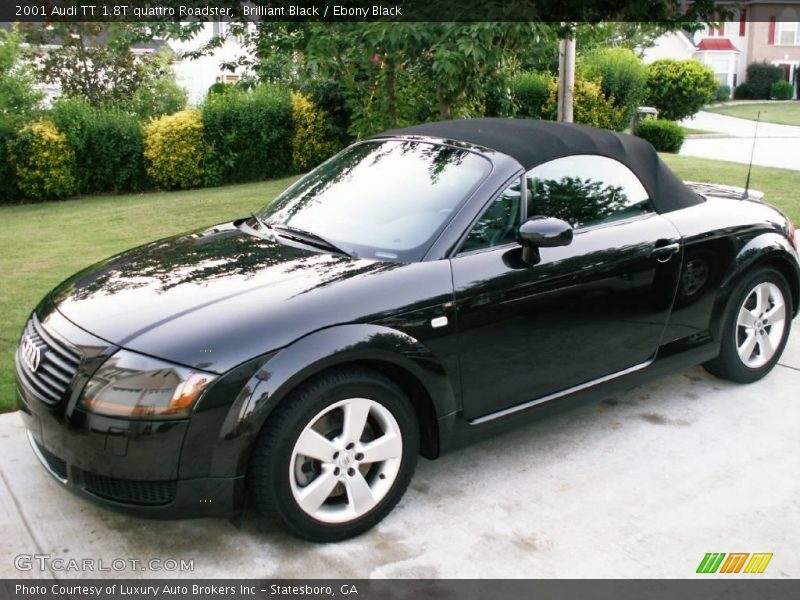 Brilliant Black / Ebony Black 2001 Audi TT 1.8T quattro Roadster
