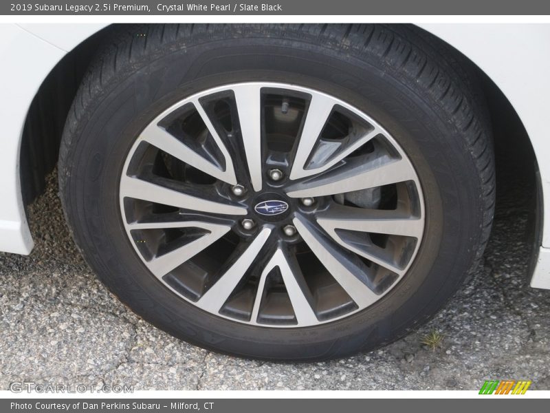 Crystal White Pearl / Slate Black 2019 Subaru Legacy 2.5i Premium