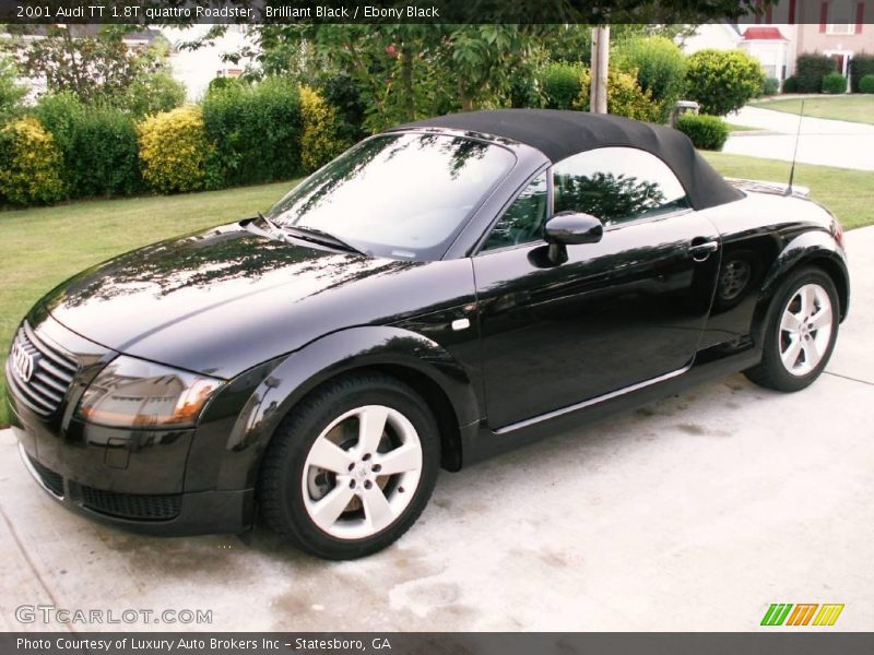 Brilliant Black / Ebony Black 2001 Audi TT 1.8T quattro Roadster