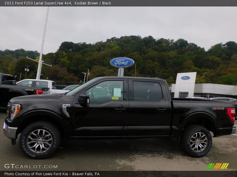 Kodiak Brown / Black 2021 Ford F150 Lariat SuperCrew 4x4