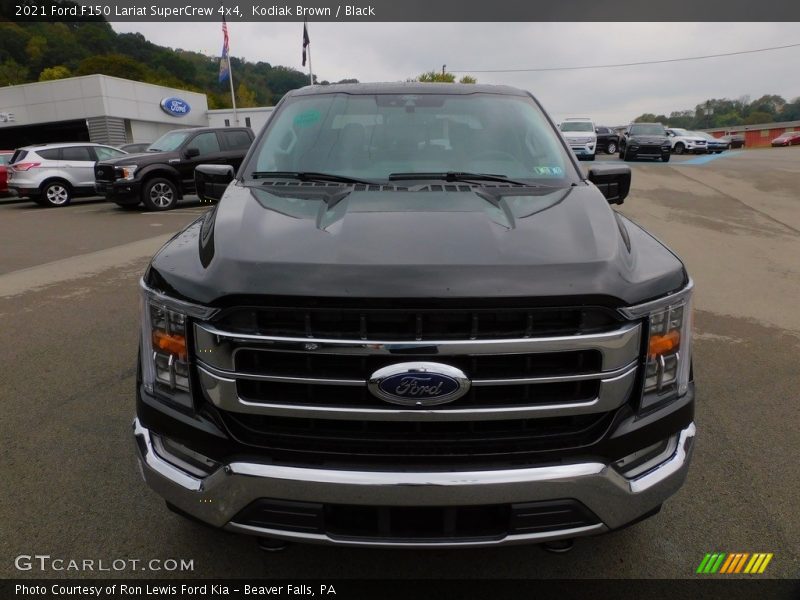 Kodiak Brown / Black 2021 Ford F150 Lariat SuperCrew 4x4