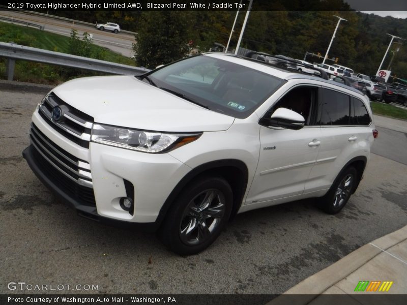  2019 Highlander Hybrid Limited AWD Blizzard Pearl White