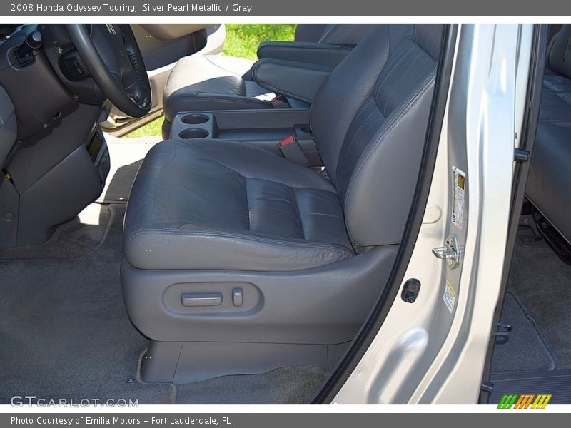 Silver Pearl Metallic / Gray 2008 Honda Odyssey Touring