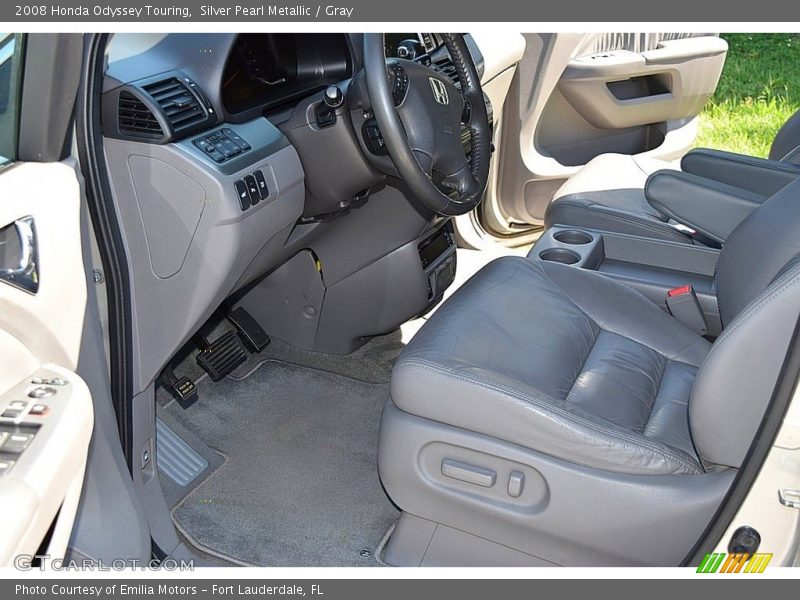 Silver Pearl Metallic / Gray 2008 Honda Odyssey Touring