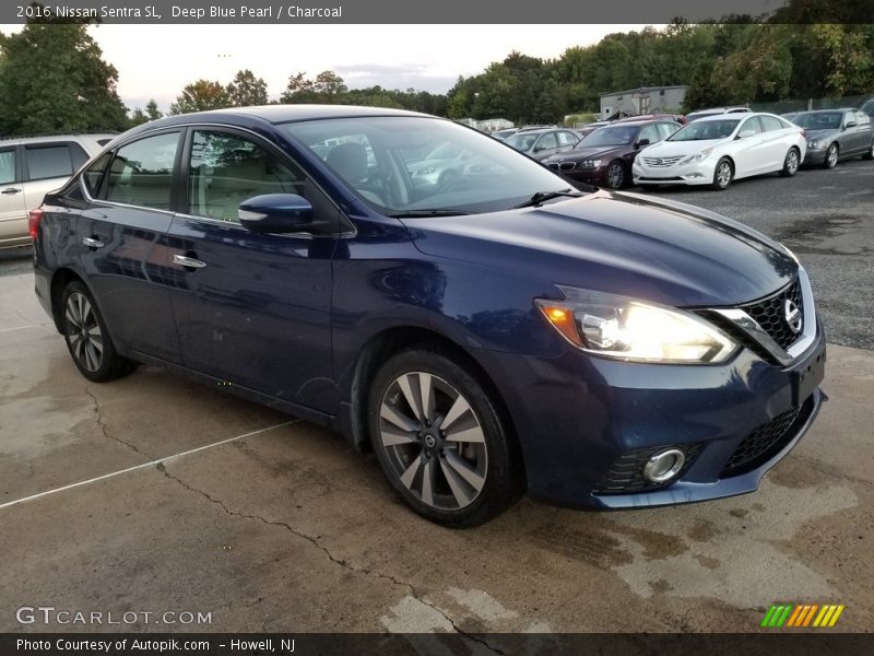 Deep Blue Pearl / Charcoal 2016 Nissan Sentra SL