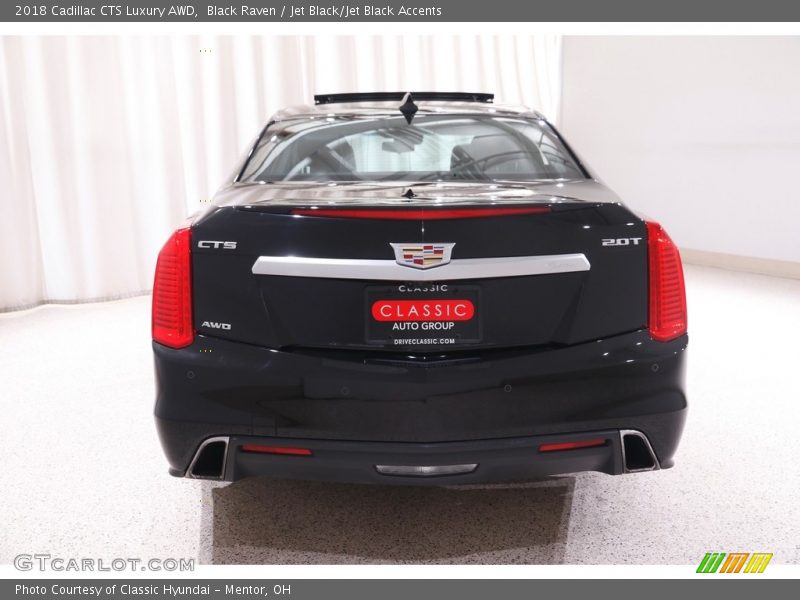 Black Raven / Jet Black/Jet Black Accents 2018 Cadillac CTS Luxury AWD