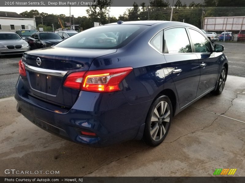 Deep Blue Pearl / Charcoal 2016 Nissan Sentra SL