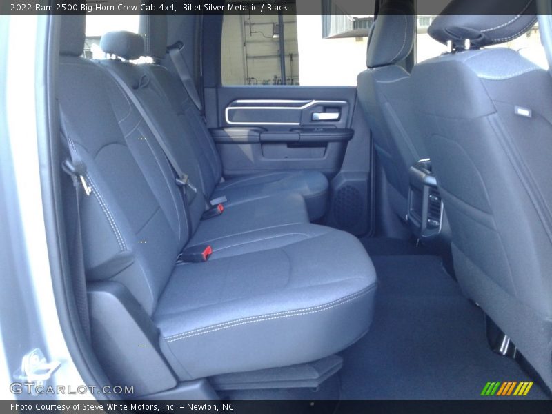 Rear Seat of 2022 2500 Big Horn Crew Cab 4x4