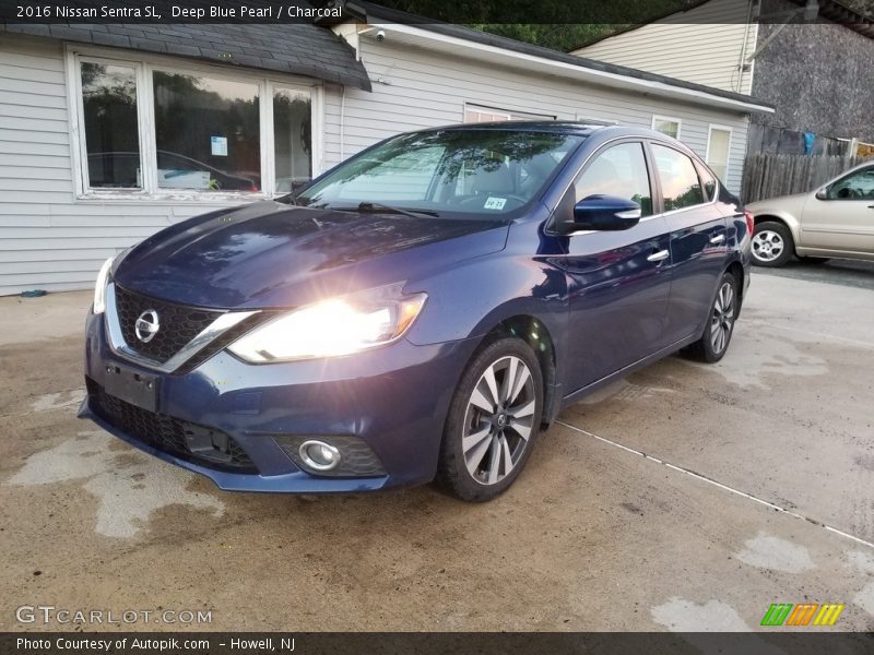 Deep Blue Pearl / Charcoal 2016 Nissan Sentra SL
