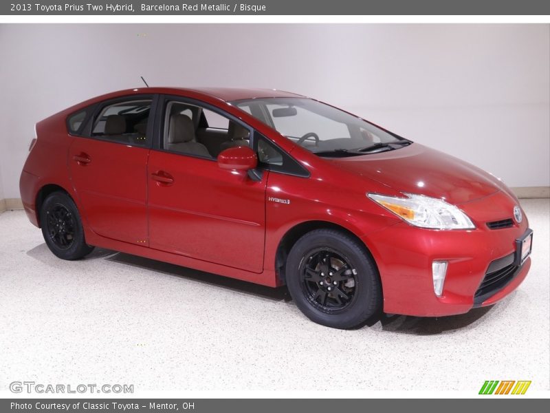 Barcelona Red Metallic / Bisque 2013 Toyota Prius Two Hybrid