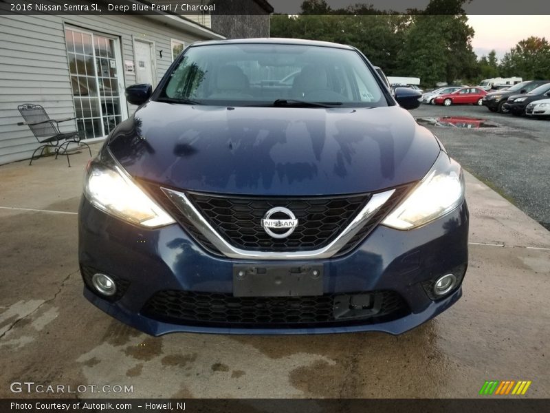 Deep Blue Pearl / Charcoal 2016 Nissan Sentra SL