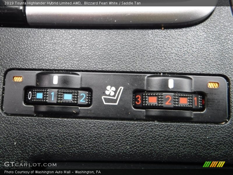 Controls of 2019 Highlander Hybrid Limited AWD