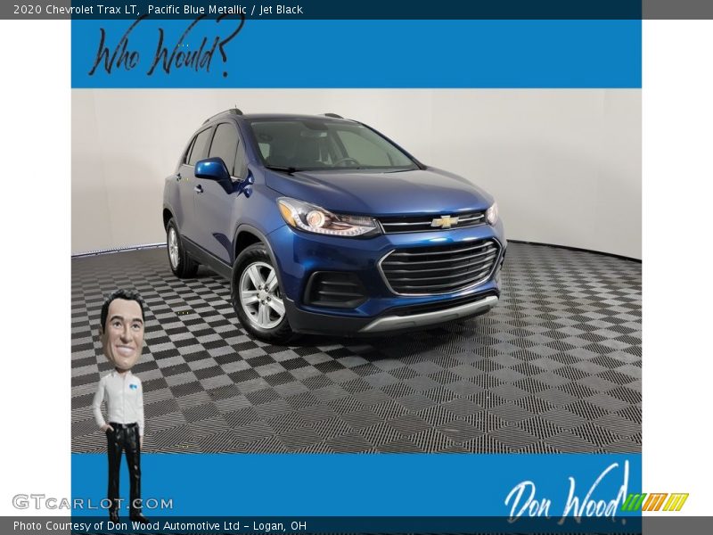 Pacific Blue Metallic / Jet Black 2020 Chevrolet Trax LT