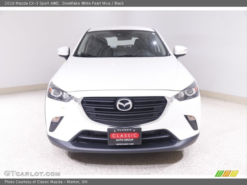 Snowflake White Pearl Mica / Black 2019 Mazda CX-3 Sport AWD