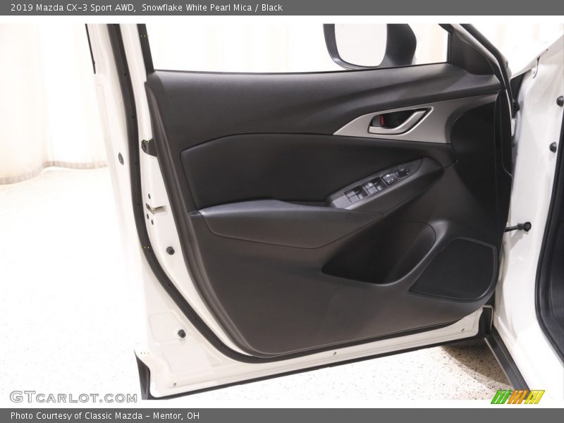 Snowflake White Pearl Mica / Black 2019 Mazda CX-3 Sport AWD