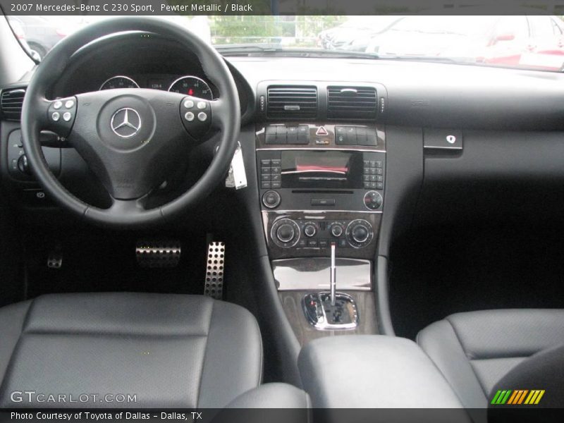 Pewter Metallic / Black 2007 Mercedes-Benz C 230 Sport