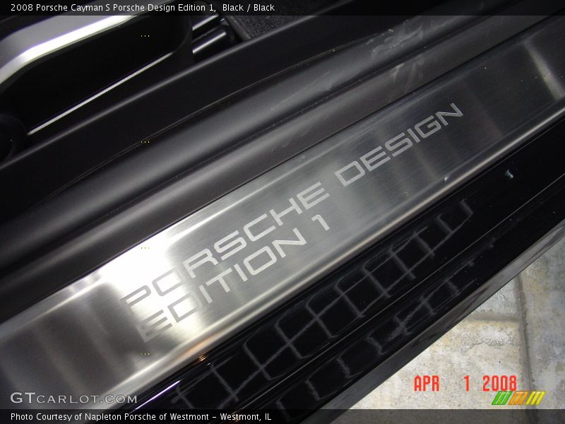 Black / Black 2008 Porsche Cayman S Porsche Design Edition 1