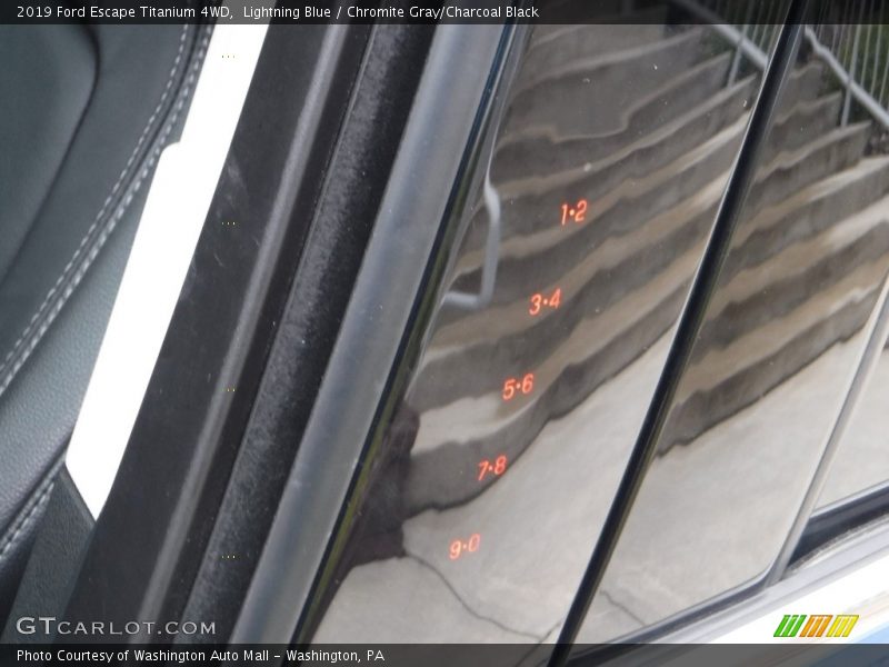 Lightning Blue / Chromite Gray/Charcoal Black 2019 Ford Escape Titanium 4WD