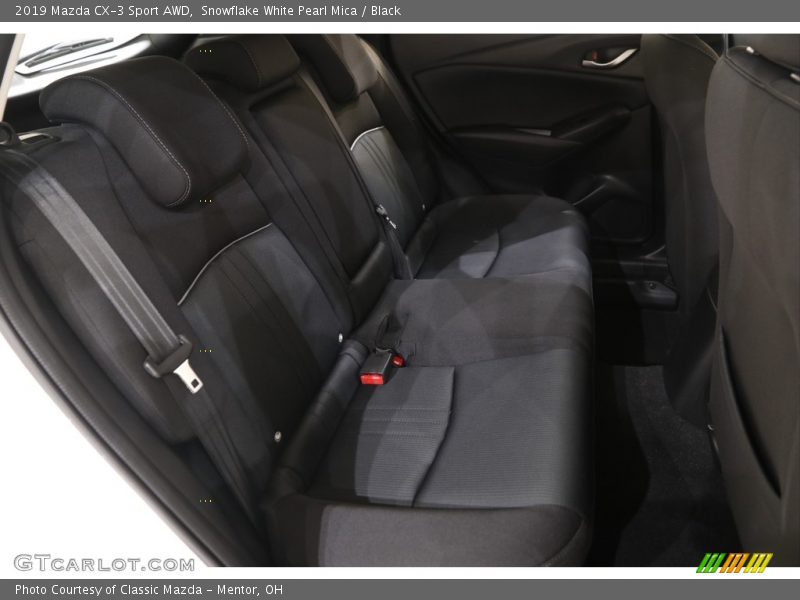 Snowflake White Pearl Mica / Black 2019 Mazda CX-3 Sport AWD