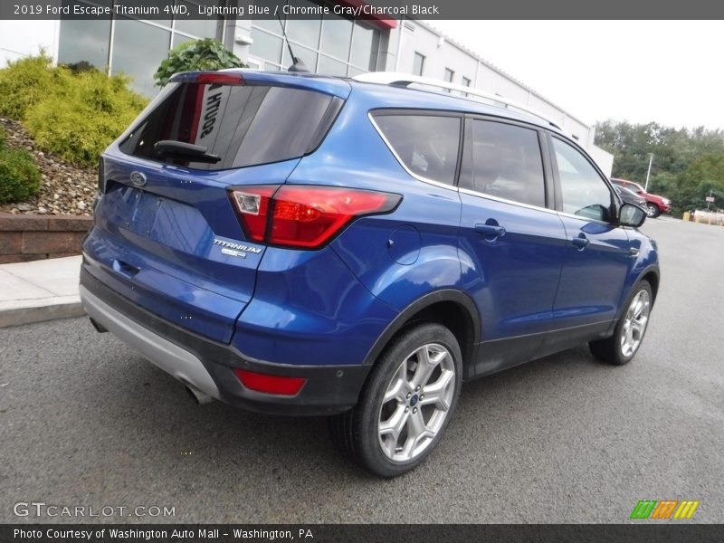 Lightning Blue / Chromite Gray/Charcoal Black 2019 Ford Escape Titanium 4WD
