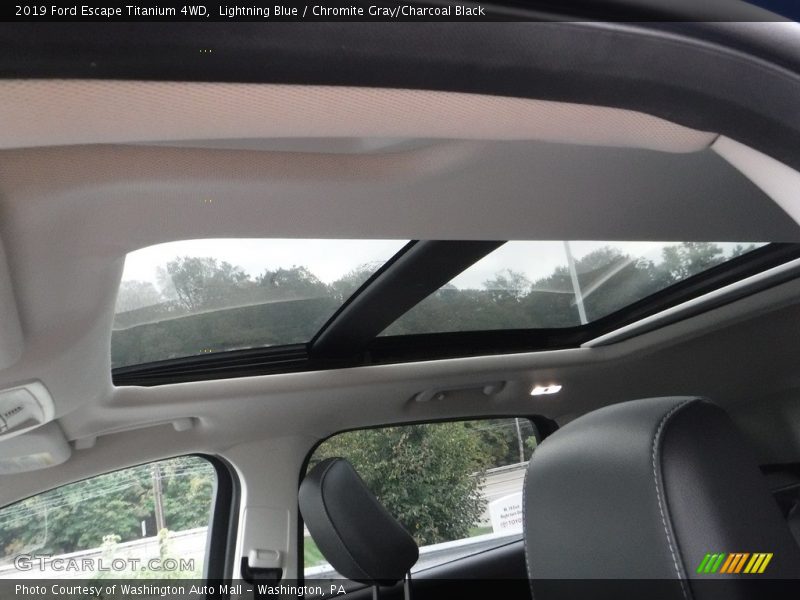 Lightning Blue / Chromite Gray/Charcoal Black 2019 Ford Escape Titanium 4WD