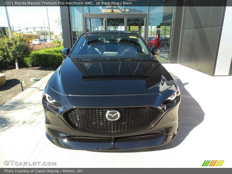 Jet Black Mica / Black 2021 Mazda Mazda3 Premium Plus Hatchback AWD