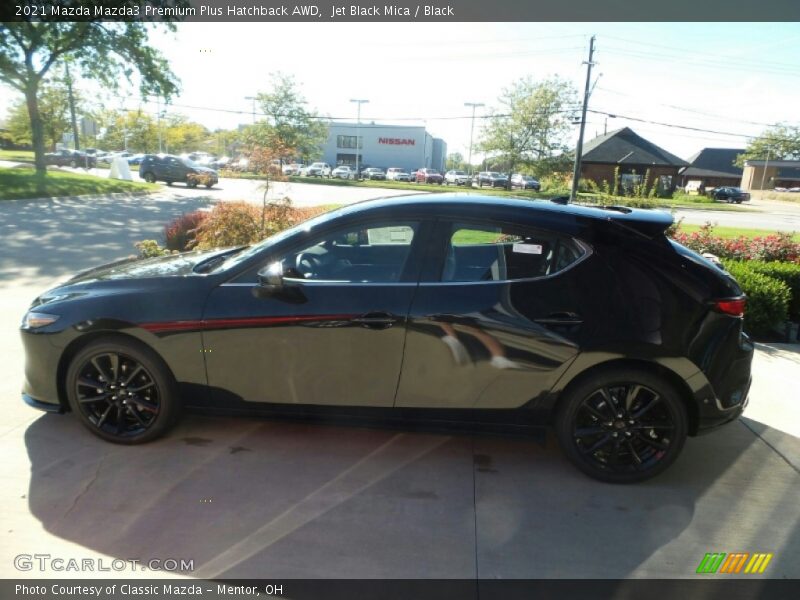 Jet Black Mica / Black 2021 Mazda Mazda3 Premium Plus Hatchback AWD