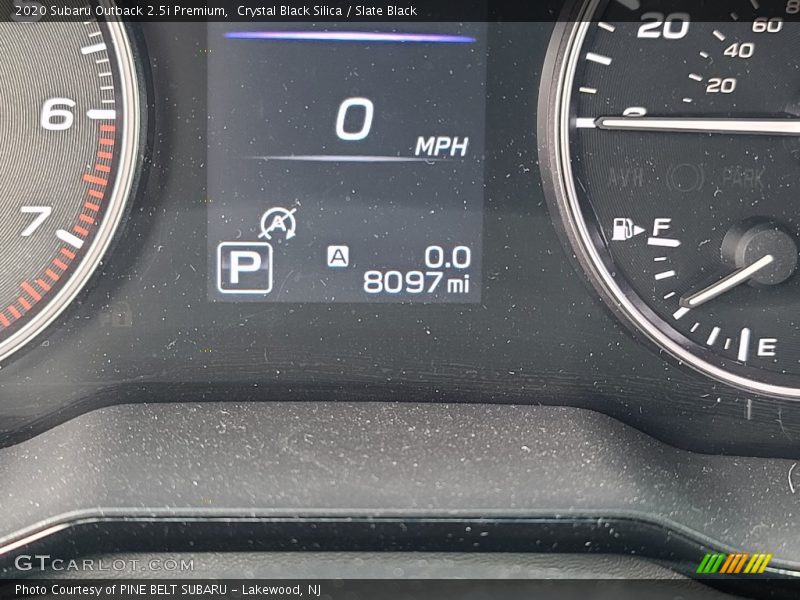 Crystal Black Silica / Slate Black 2020 Subaru Outback 2.5i Premium