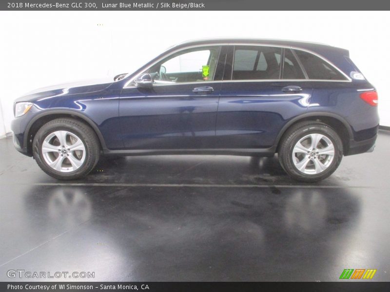 Lunar Blue Metallic / Silk Beige/Black 2018 Mercedes-Benz GLC 300