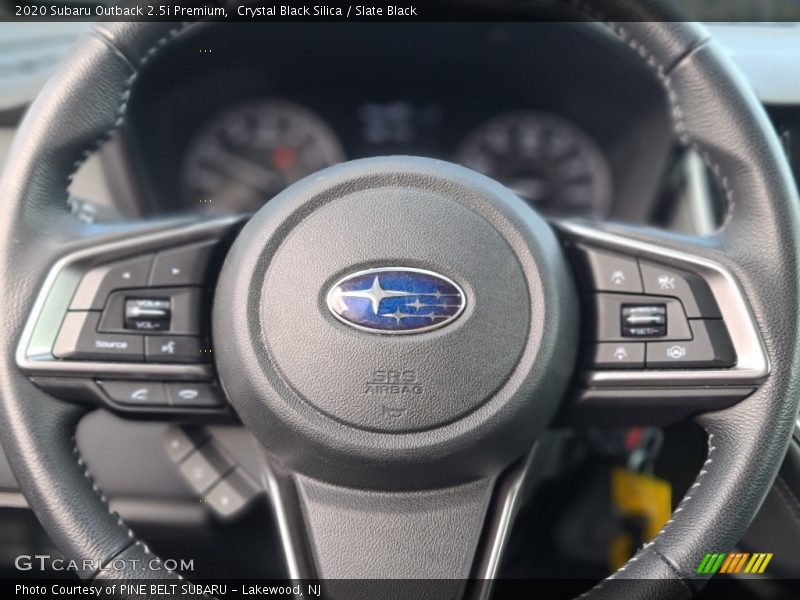 Crystal Black Silica / Slate Black 2020 Subaru Outback 2.5i Premium