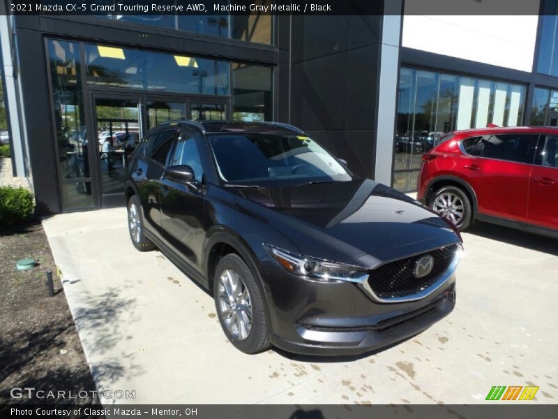 Machine Gray Metallic / Black 2021 Mazda CX-5 Grand Touring Reserve AWD