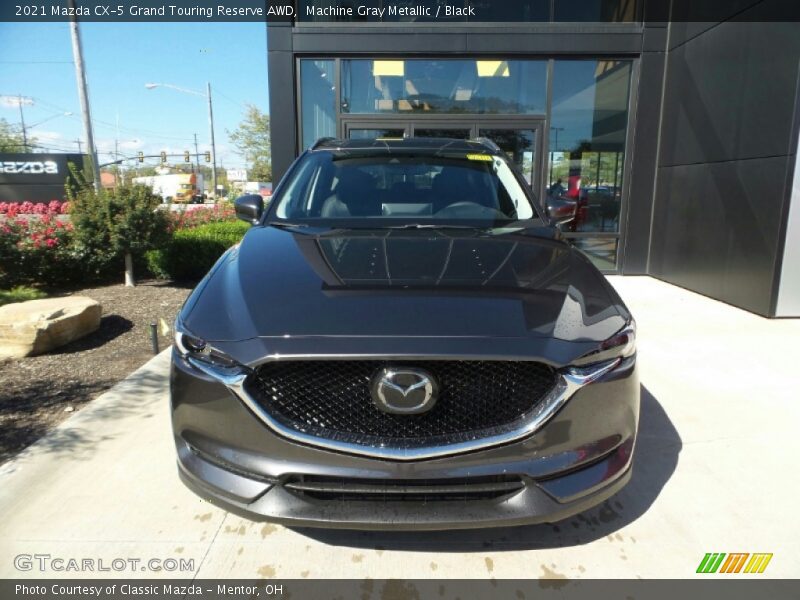 Machine Gray Metallic / Black 2021 Mazda CX-5 Grand Touring Reserve AWD