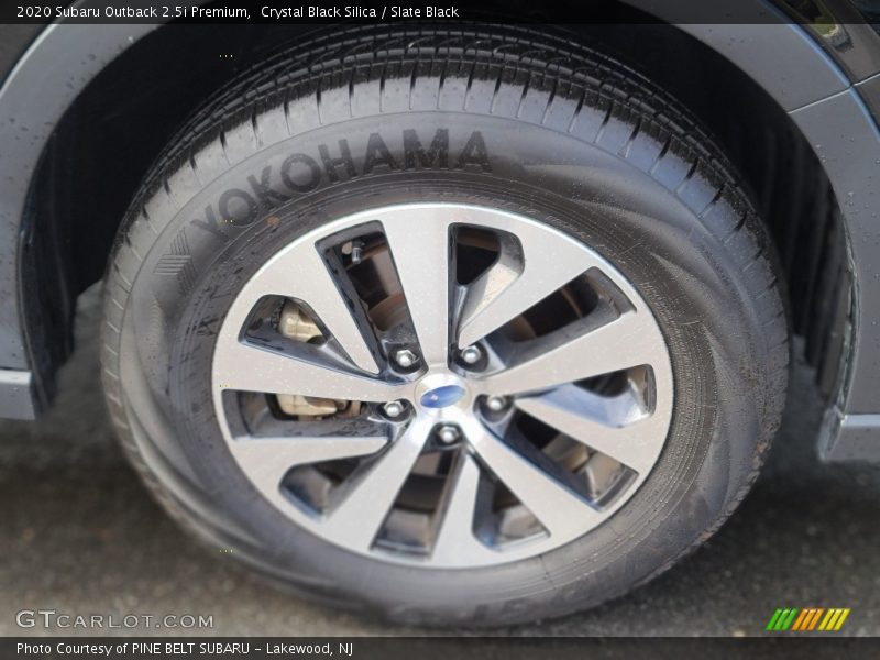 Crystal Black Silica / Slate Black 2020 Subaru Outback 2.5i Premium