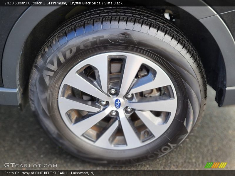 Crystal Black Silica / Slate Black 2020 Subaru Outback 2.5i Premium