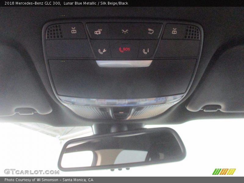 Lunar Blue Metallic / Silk Beige/Black 2018 Mercedes-Benz GLC 300