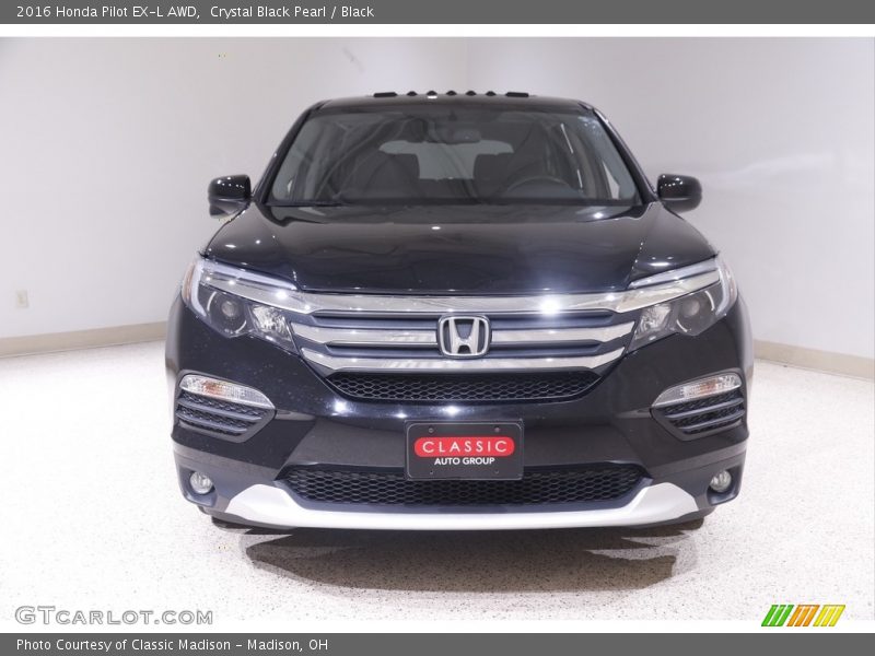 Crystal Black Pearl / Black 2016 Honda Pilot EX-L AWD