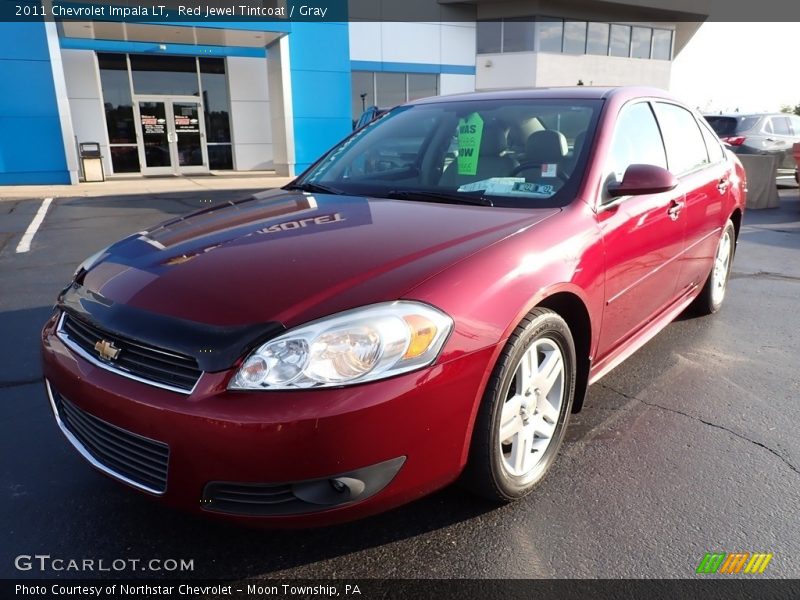 Red Jewel Tintcoat / Gray 2011 Chevrolet Impala LT