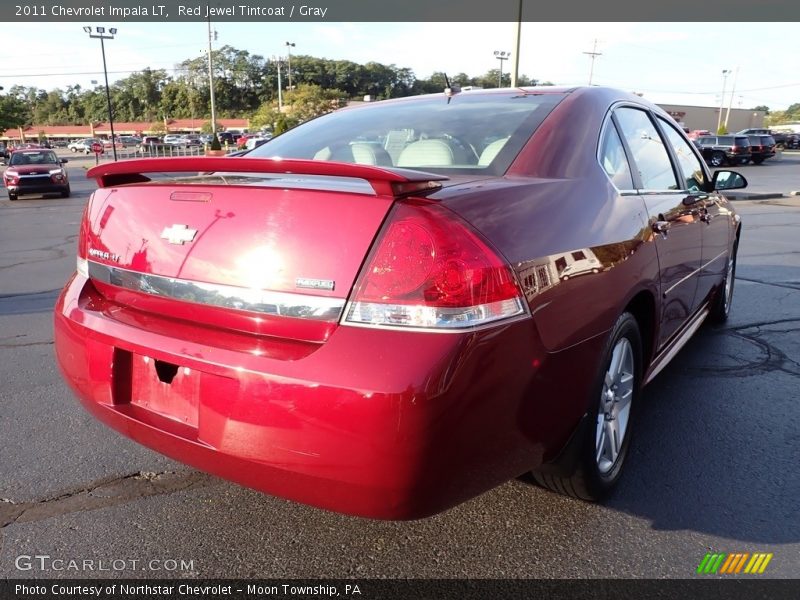 Red Jewel Tintcoat / Gray 2011 Chevrolet Impala LT