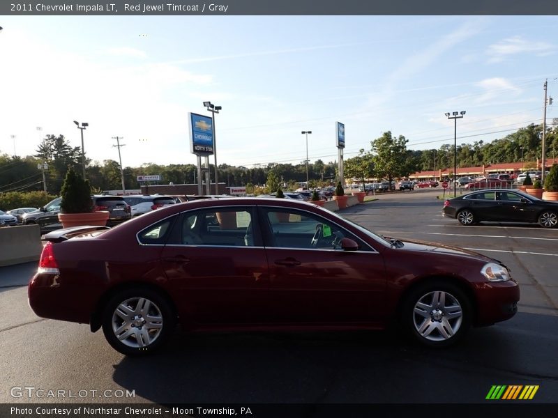 Red Jewel Tintcoat / Gray 2011 Chevrolet Impala LT