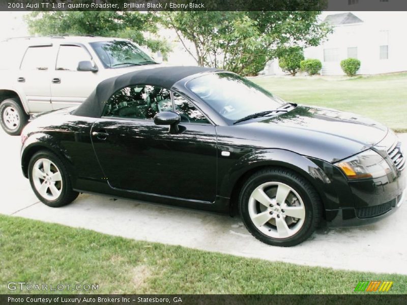 Brilliant Black / Ebony Black 2001 Audi TT 1.8T quattro Roadster