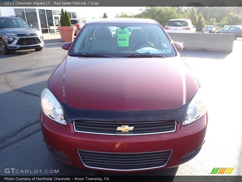 Red Jewel Tintcoat / Gray 2011 Chevrolet Impala LT