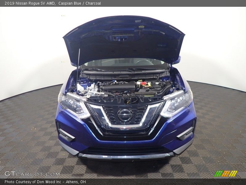 Caspian Blue / Charcoal 2019 Nissan Rogue SV AWD